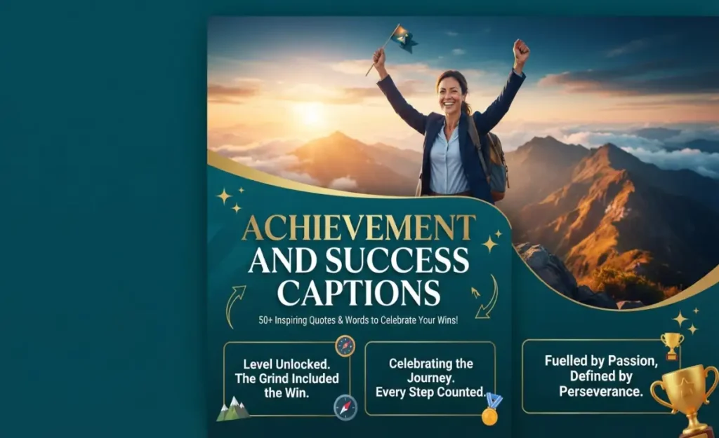 Achievement and Success Captions