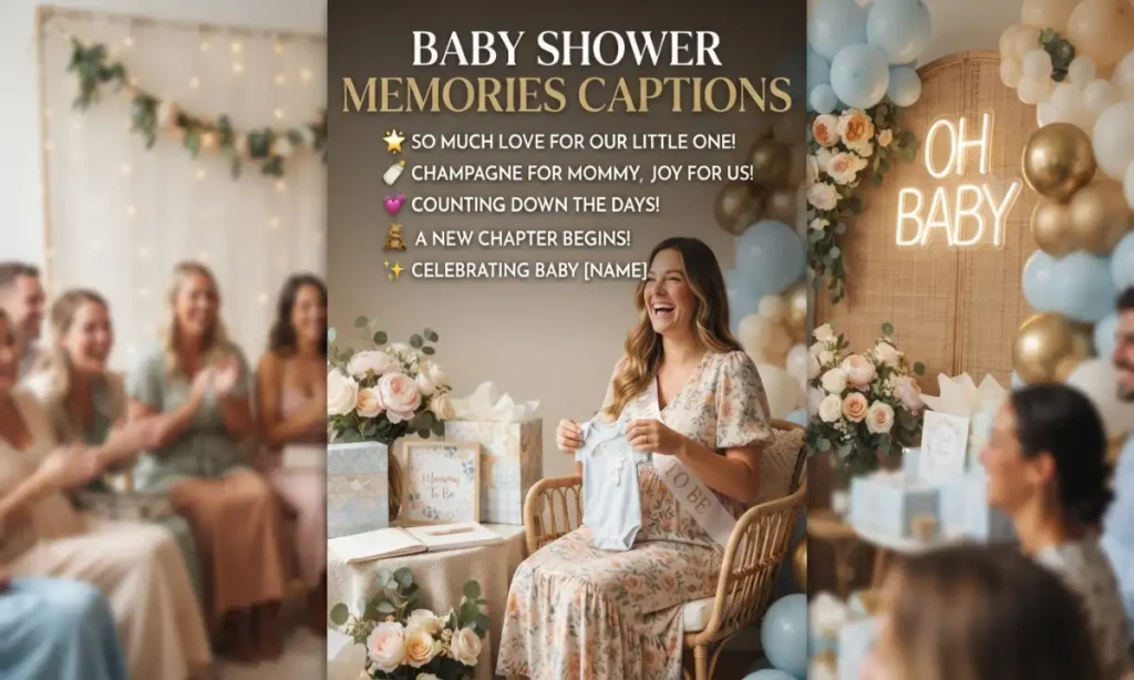 Baby Shower Memories Captions