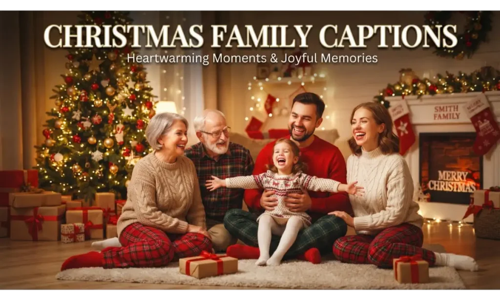 Christmas Family Captions