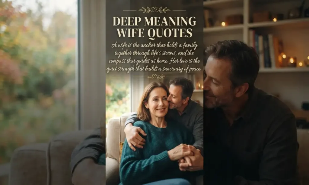 Deep Meaning Wife Quotes