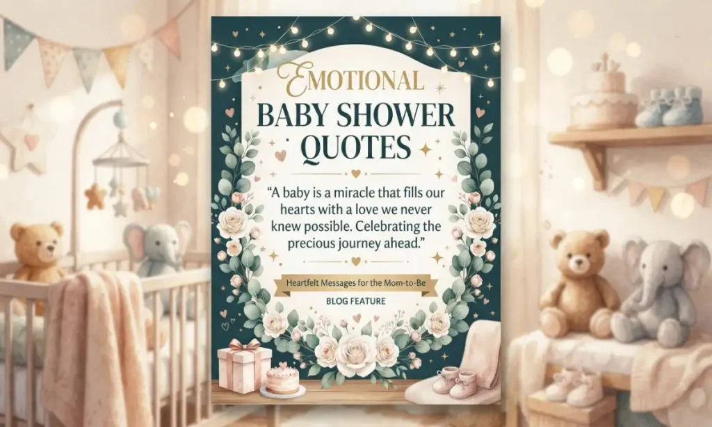 Emotional Baby Shower Quotes