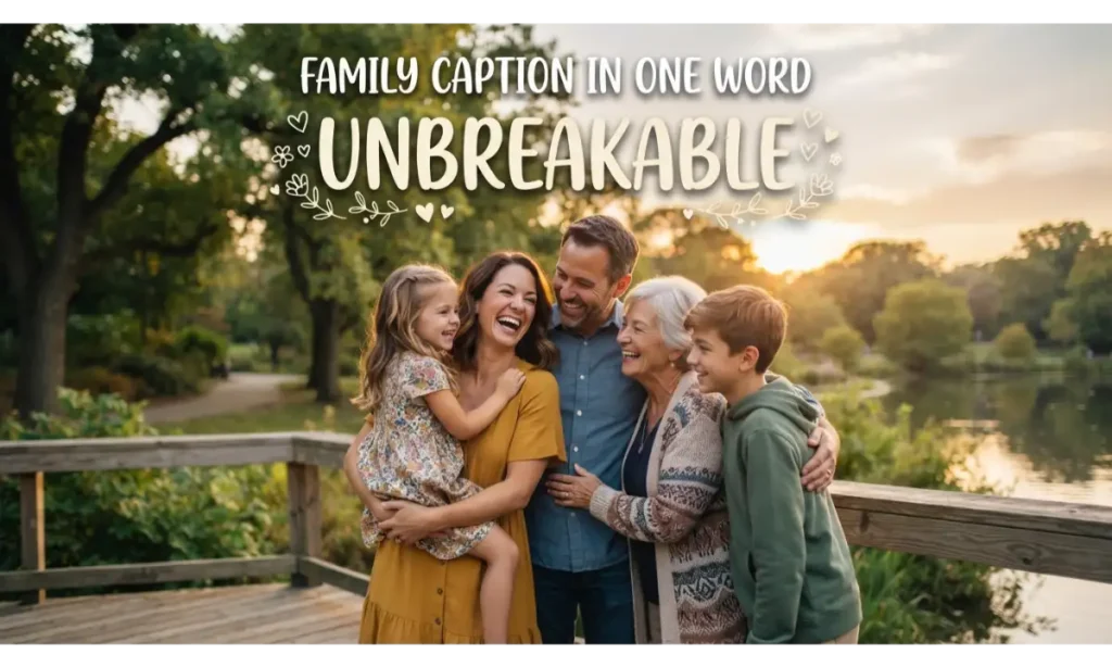 Family Caption In One Word
