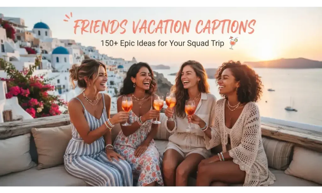 Friends Vacation Captions