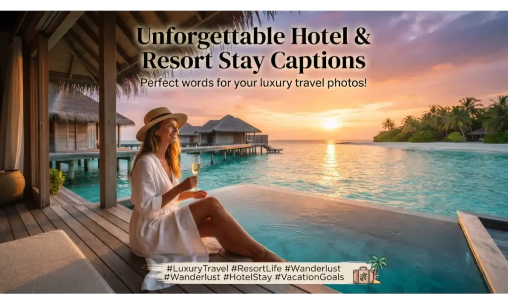 Hotel and Resort Stay Captions