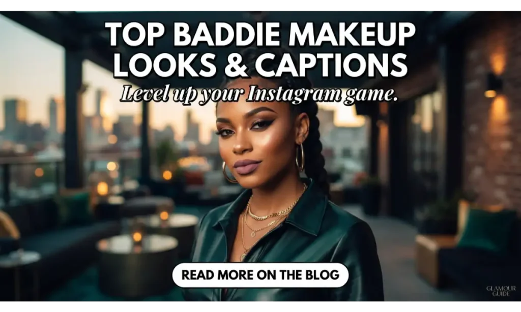 Makeup Look Baddie Captions