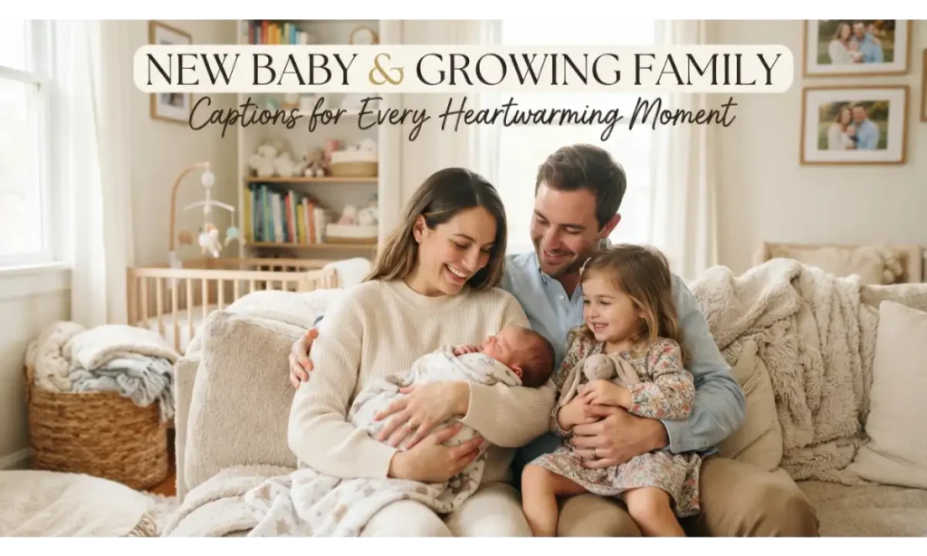 New Baby & Growing Family Captions