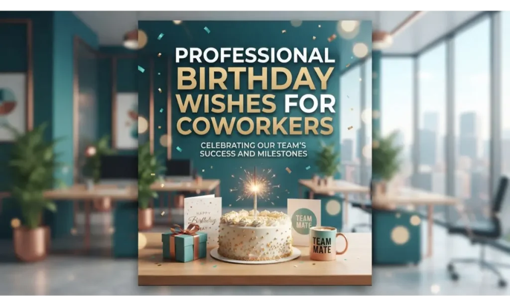 Professional Birthday Wishes For Coworkers