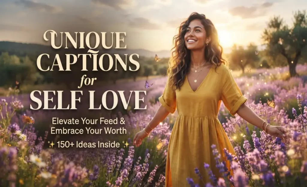 Unique Captions for Self Love