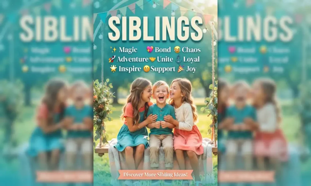 Siblings Captions One Word