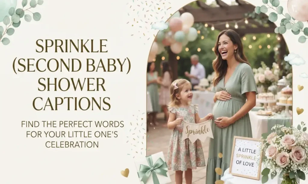 Sprinkle (Second Baby) Shower Captions