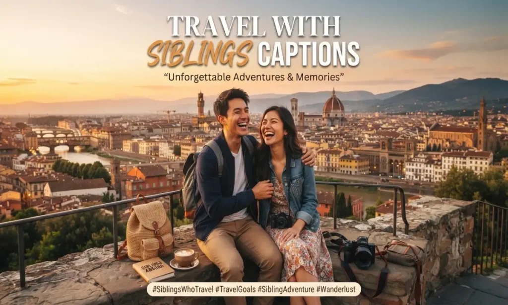 Travel With Siblings Captions