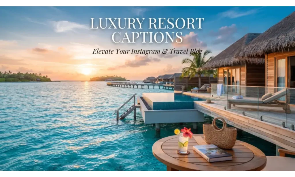 Luxury Resort Captions