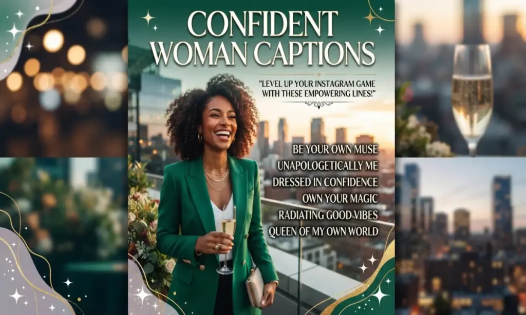 Confident Woman Captions