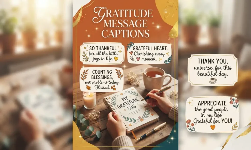 Gratitude Message Captions