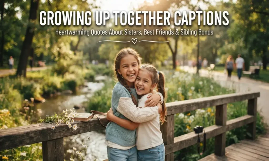 Growing Up Together Captions