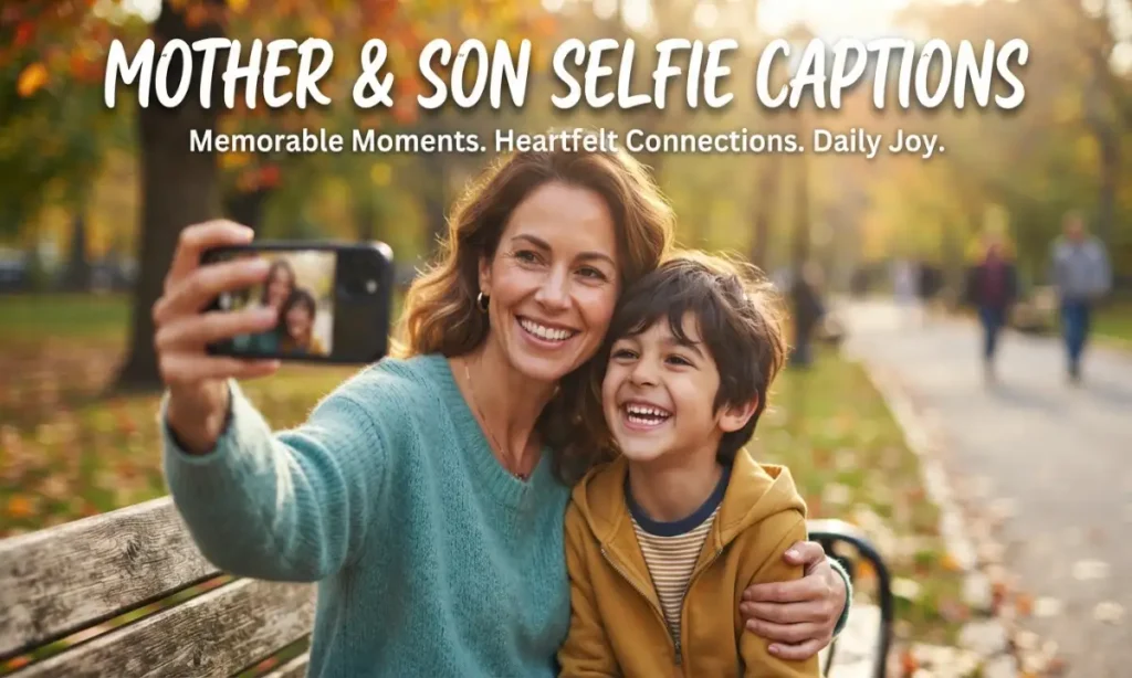 Mother and Son Selfie Captions
