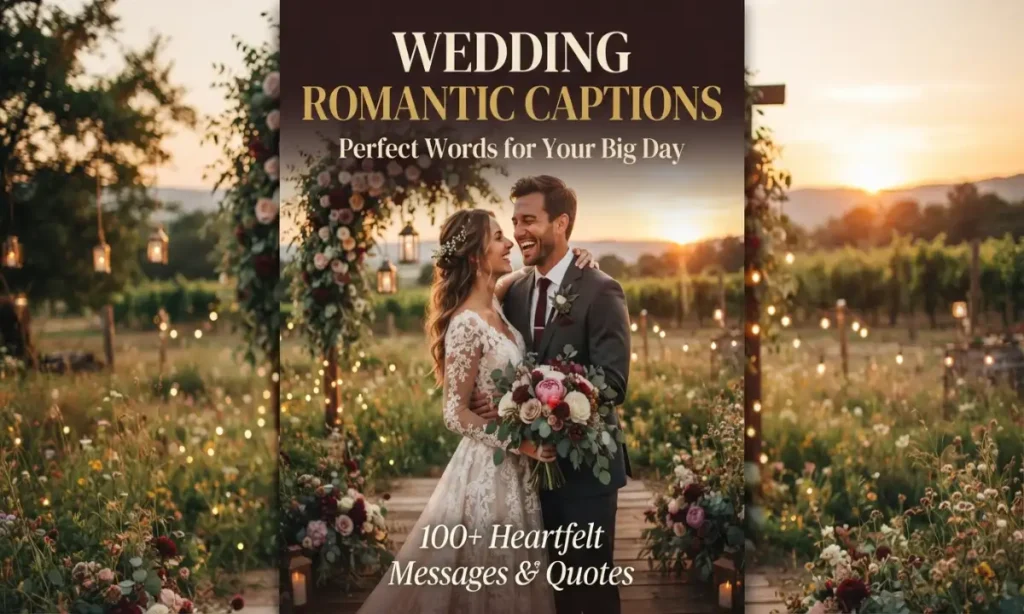 Wedding Romantic Captions