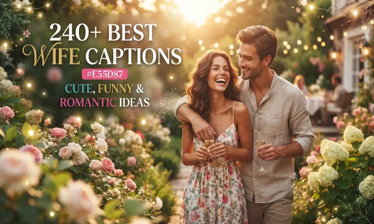240+ Best Wife Captions: Cute, Funny & Romantic Ideas 