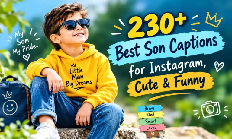 Best Son Captions For Instagram